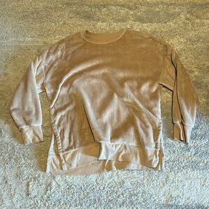 Nude furry sweatshirt. Size S. A little oversized.